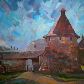 солнечный день. этюд