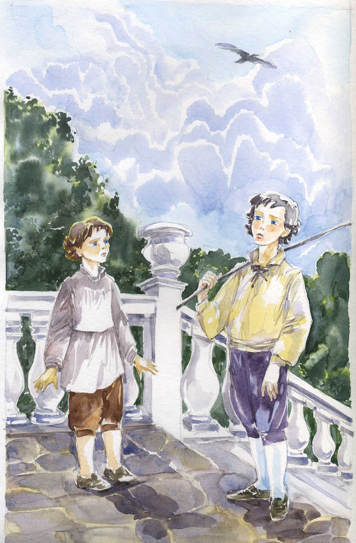 одна из иллюстраций к букварю