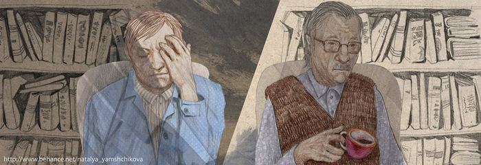 Иллюстрация к детективу Константина Смелого "Кругом слоны, Миша".