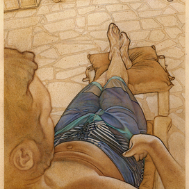 Праздность. Автопортрет