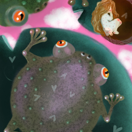 Иллюстрация к " Дюймовочке"