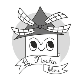 голубая мельница. лого