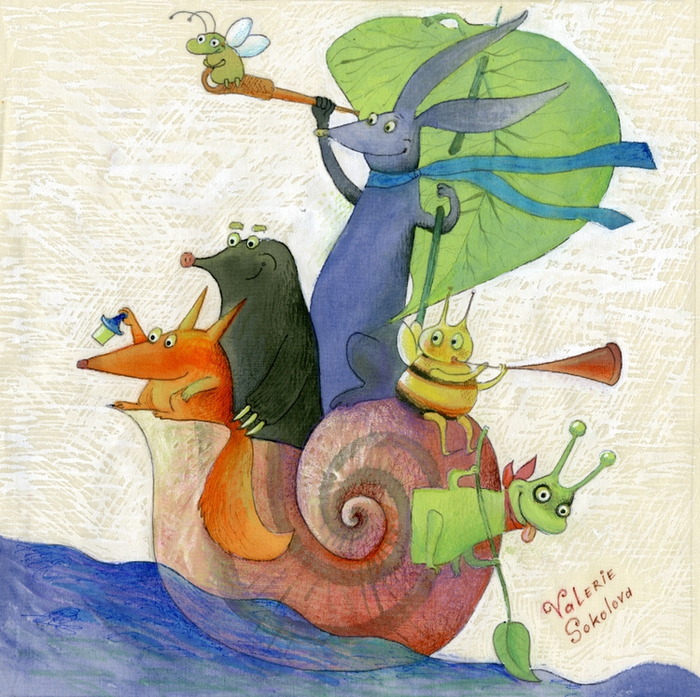 Плакат для детской выставки