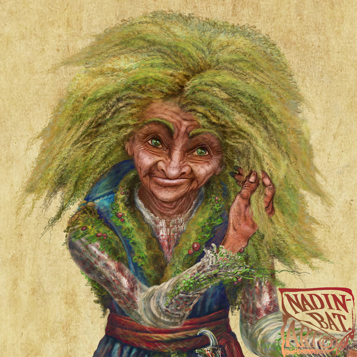 Портрет Кикиморы. Персонаж для анимации