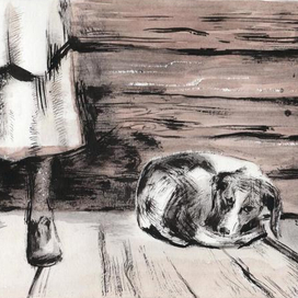 Иллюстрация к произведению "Гроздья гнева" Дж. Стейнбека