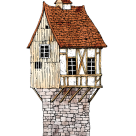 Дом возле моста