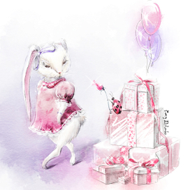 Скромная зайка