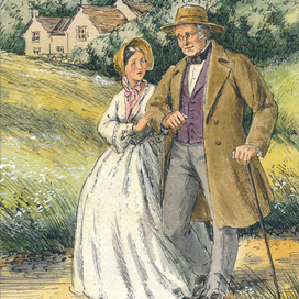 Иллюстрация к роману Элизабет Гаскелл "Север и Юг"