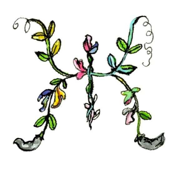 "Французские народные сказки", буквица