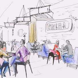 Рекламные скетчи для кафе