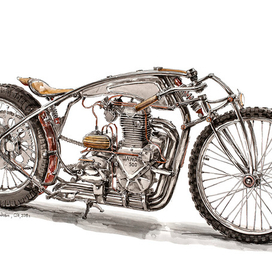 проект JAWA500, мотоцикл