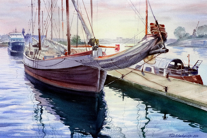 В ожидании предстоящей Регаты.Латвия.