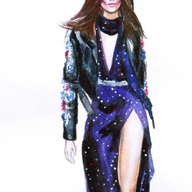 elie saab fashion-illustration