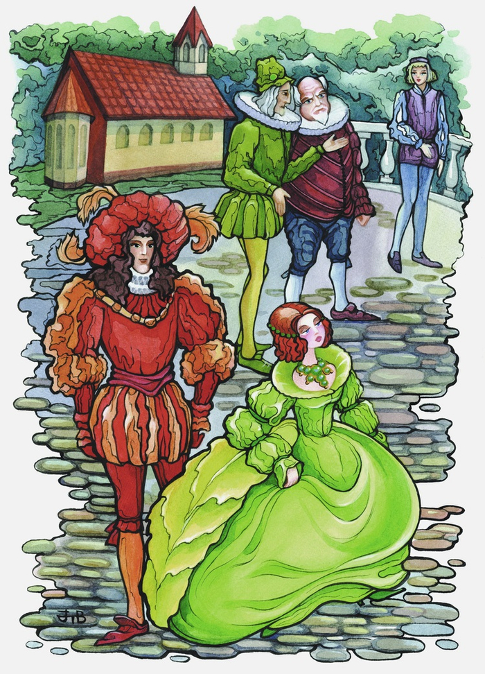 "Король Дроздобород"   братья Гримм