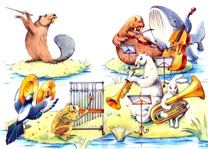 иллюстрация для музыкальной азбуки