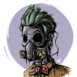 Векторная графика "Стиляга"