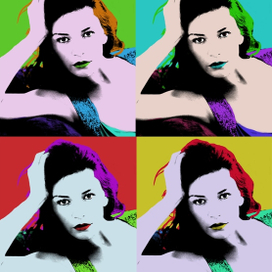 Иллюстрации поп арт портреты на заказ по фото в стиле 2d CG 