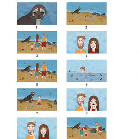 Раскадровка для анимационного ролика