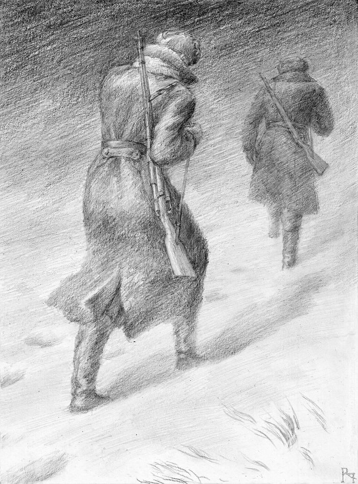 Идут против ветра