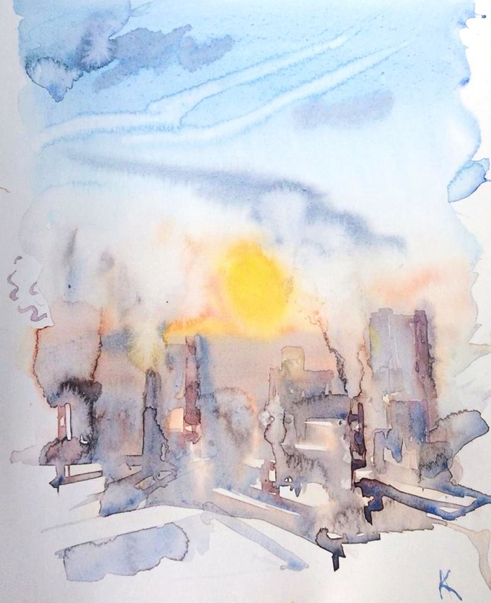 Утро занимается