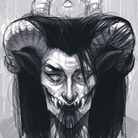 Портрет рогатика