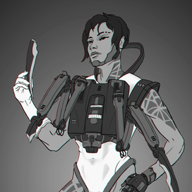 Sci-fi girl concept 2