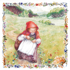 Красная Шапочка по дороге к бабушке