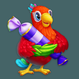 Попугайчик маскот
