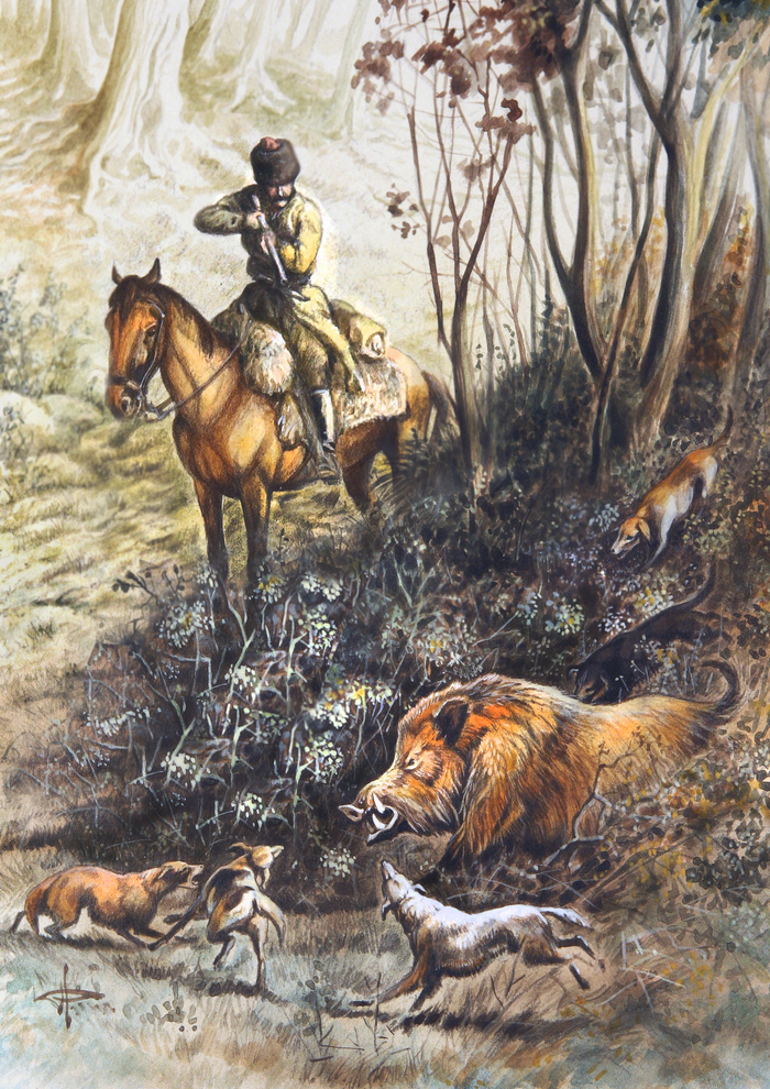 Охота на Кавказе.