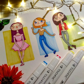 Три девушки