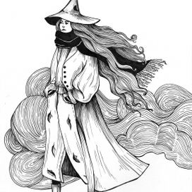 Ведьма на прогулке