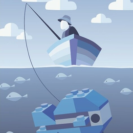 Потерянный в море