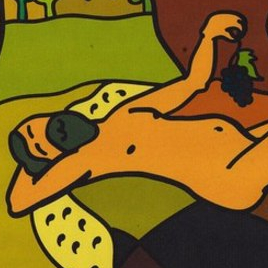 Колхозники беседуют с крестьянином о советской власти 