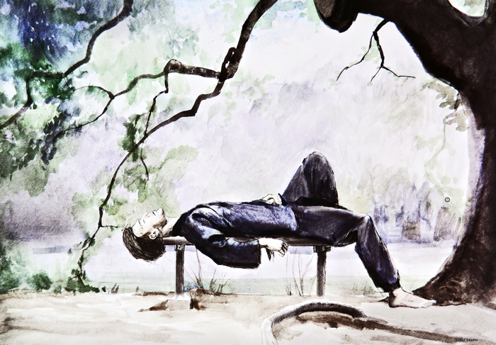 Иллюстрация к танка.