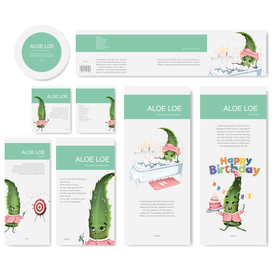 Разработка персонажа для бренда косметики 