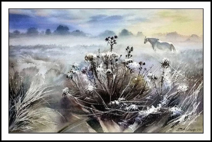 ,,Туманное утро,,