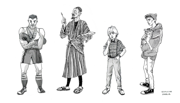 Персонажи. Соседи