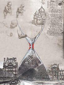 "Песок" иллюстрация к роману "Код да Винчи"