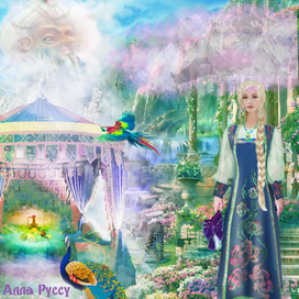 Людмила зачарована в плену Черномора