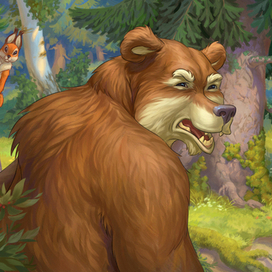 Арт для детского приложения "Вершки и корешки"