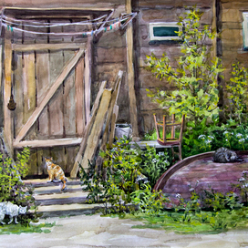 Старый сарай, Плёс