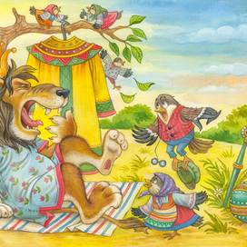 СКАЗКА ПРО МЫШЬ ЗУБАСТУЮ ДА ВОРОБЬЯ БОГАТОГО 3