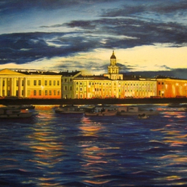 Санкт-Петербург. Набережная р. Нева.