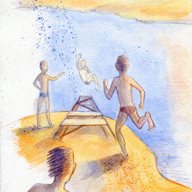 Иллюстрация к повести "Комп и компания"