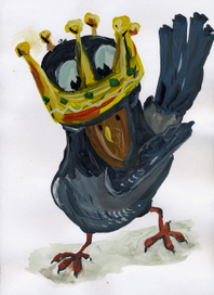 ворона в короне