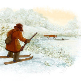 Серая Шейка. Охотник