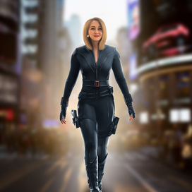 Женщина-супергероиня