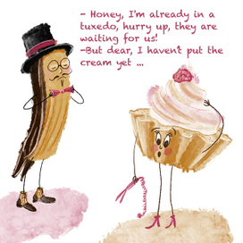 Пироженки, спешат на бал