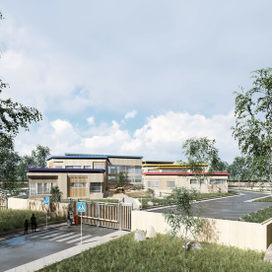 Архитектура, визуализация на тему "Детский сад"