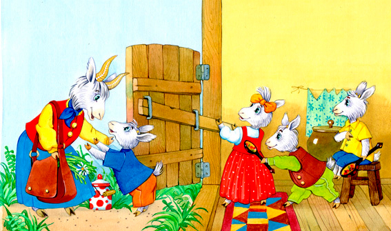 Сказка "Волк и козлятки"